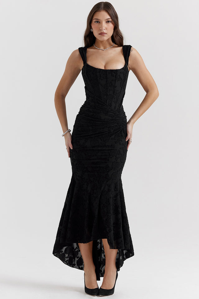Robe de Soirée Élégante en Dentelle pour Femmes
