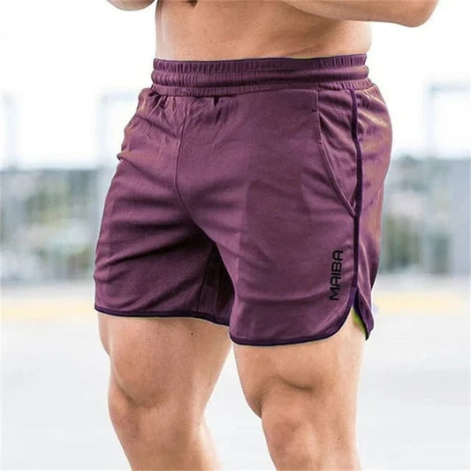 Short de sport homme pourpre confort - LuxeStyle