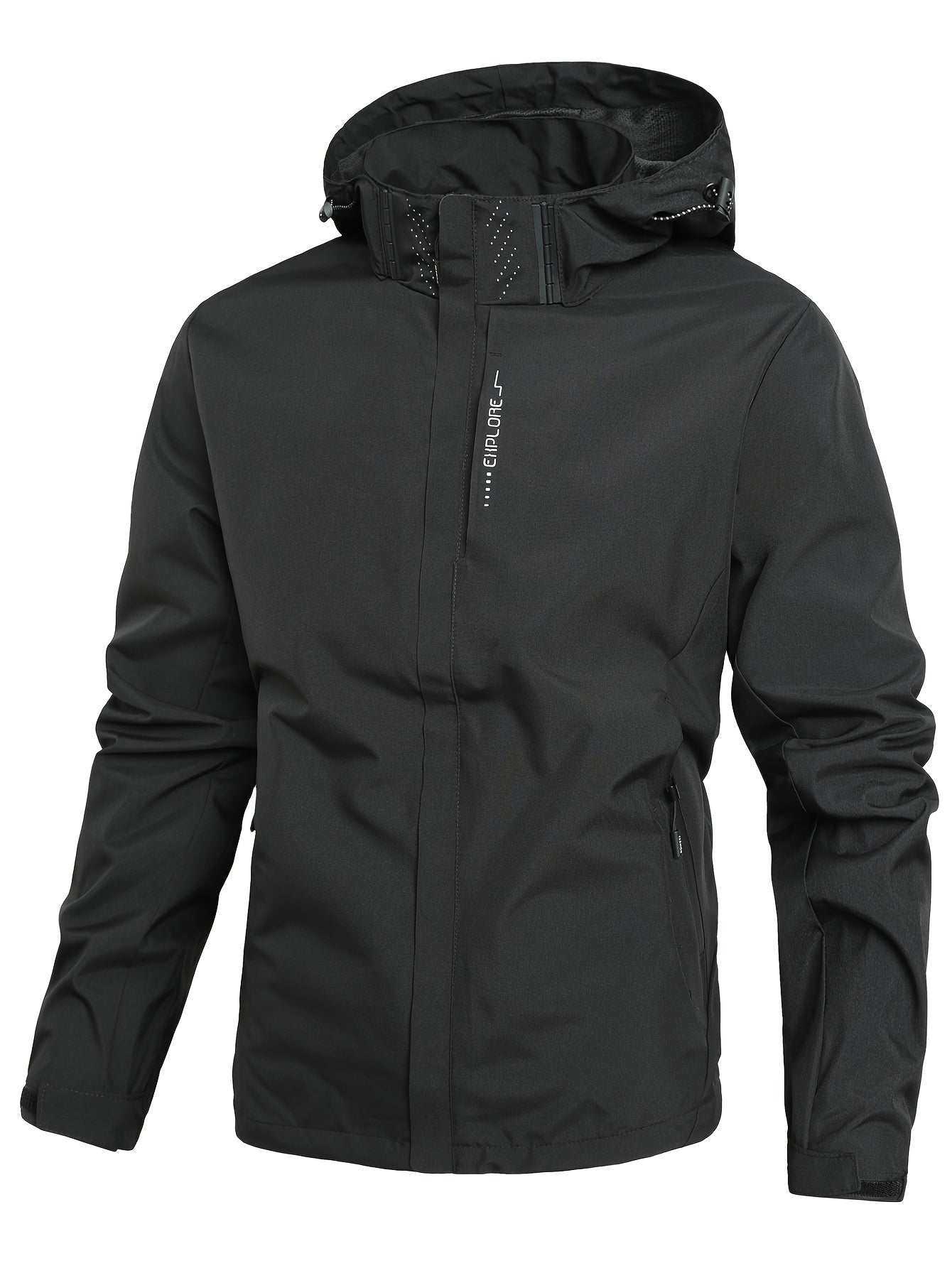 Blouson imperméable marine pour hommes