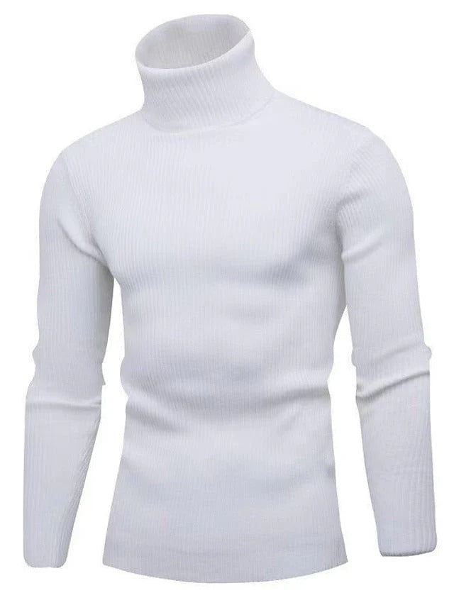 Pull Homme Col Polo Élégant pour Travail