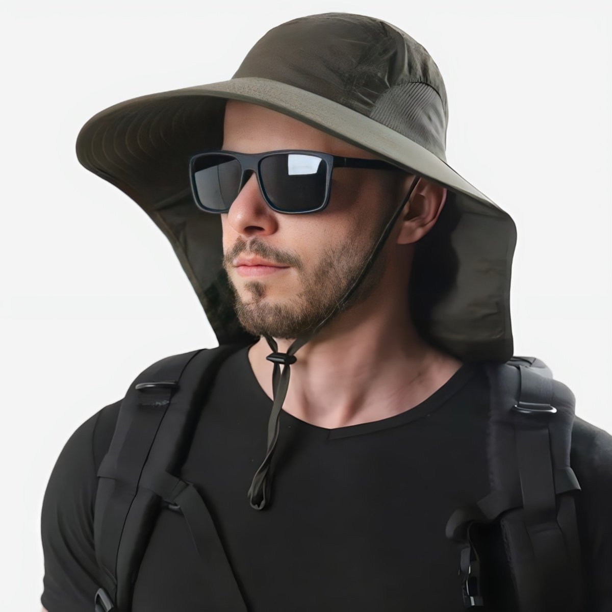 Chapeau de plein air léger pour homme avec protection UV - luxestyle