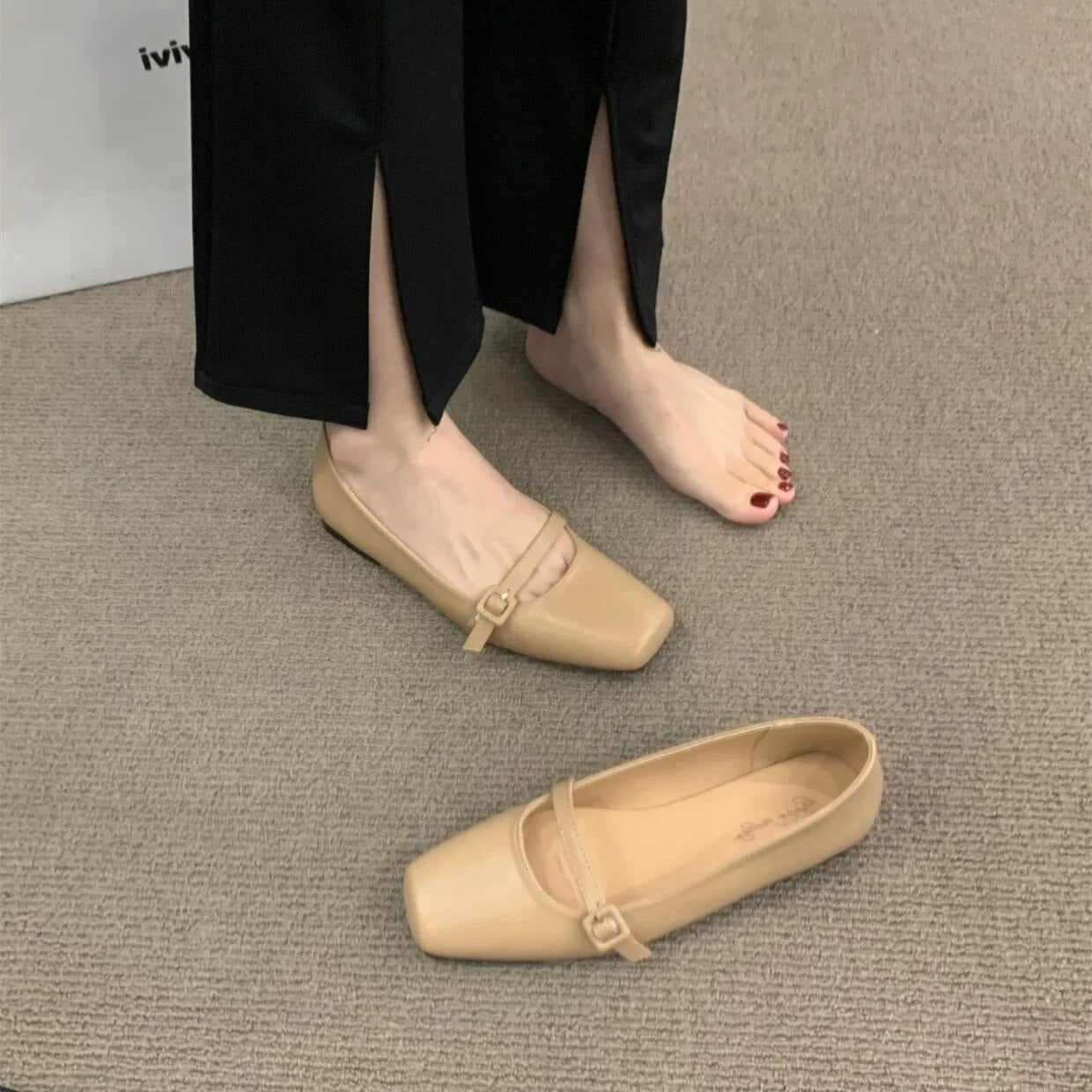 Chaussures à Talon Bas Femmes - Confortable et Chic pour Tous les Jours