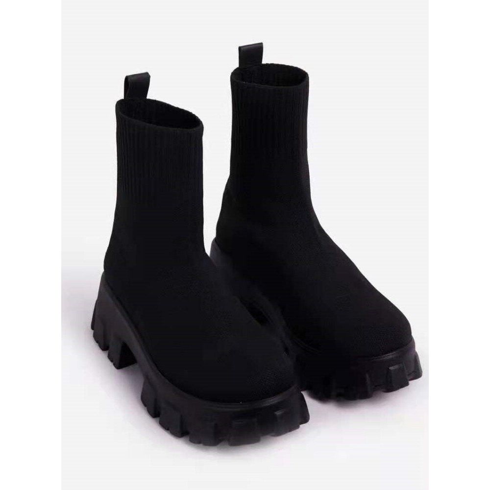 Bottes Chelsea Féminines à Talon Bas pour Femme
