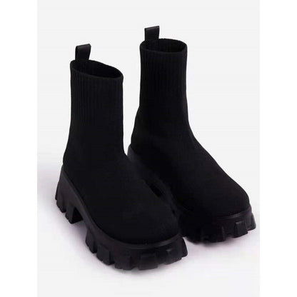 Bottes Chelsea Féminines à Talon Bas pour Femme