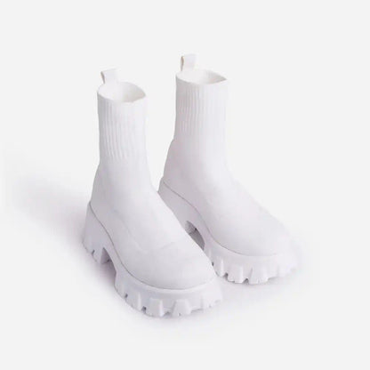 Bottes Chelsea Féminines à Talon Bas pour Femme