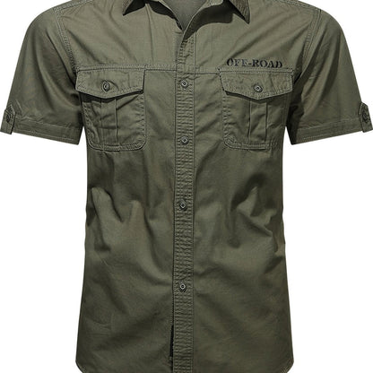 Chemise Homme Coton Léger à Poches