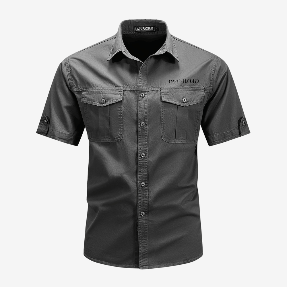Chemise Homme Coton Léger à Poches - luxestyle