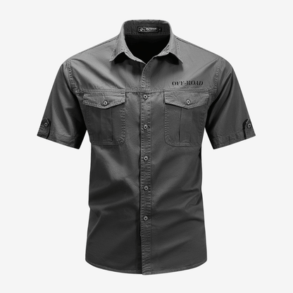 Chemise Homme Coton Léger à Poches - luxestyle