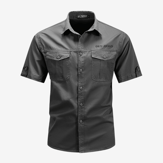 Chemise Homme Coton Léger à Poches - luxestyle