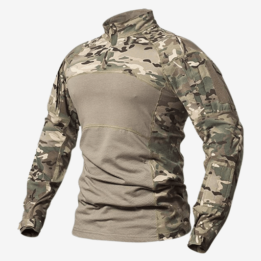 Chemise Outdoor Respirante Longue Manches Zippée - luxestyle