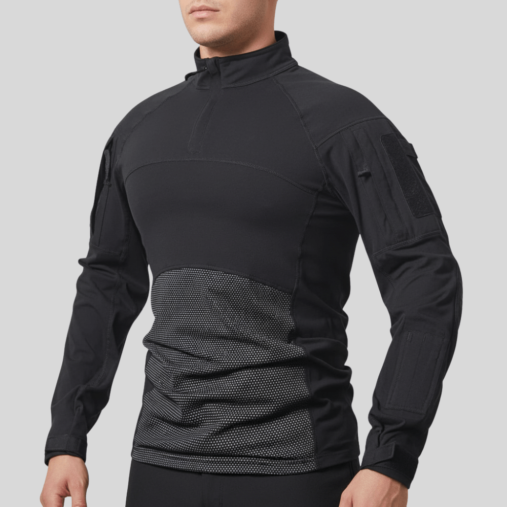 Chemise Outdoor Respirante Longue Manches Zippée
