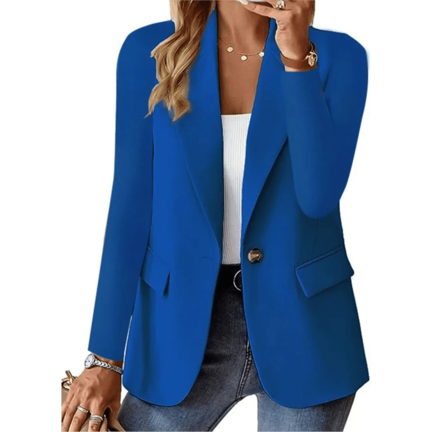 Blazer Féminin Élégant Longue Manche
