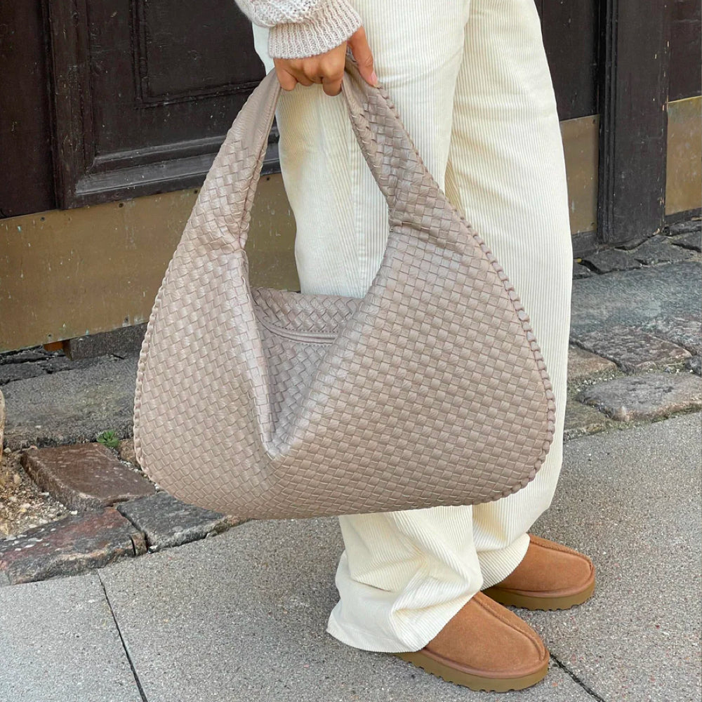 Sac à épaule tendance tressé femme