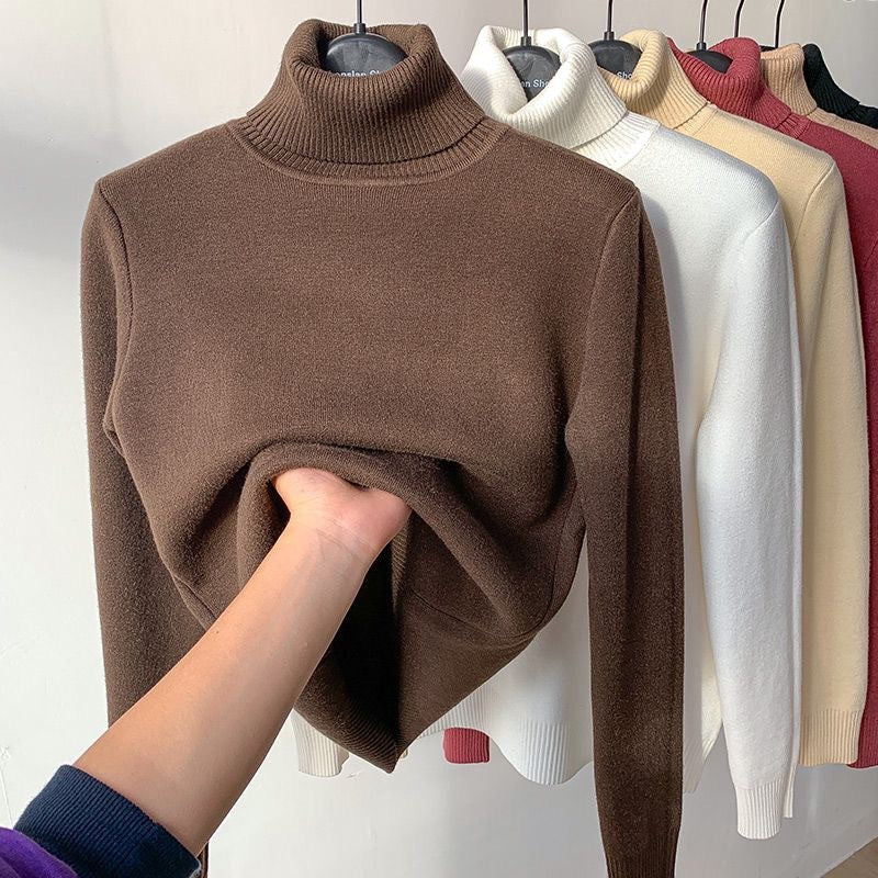 Pull Femme Col Roulé Douillet & Chaud Hiver