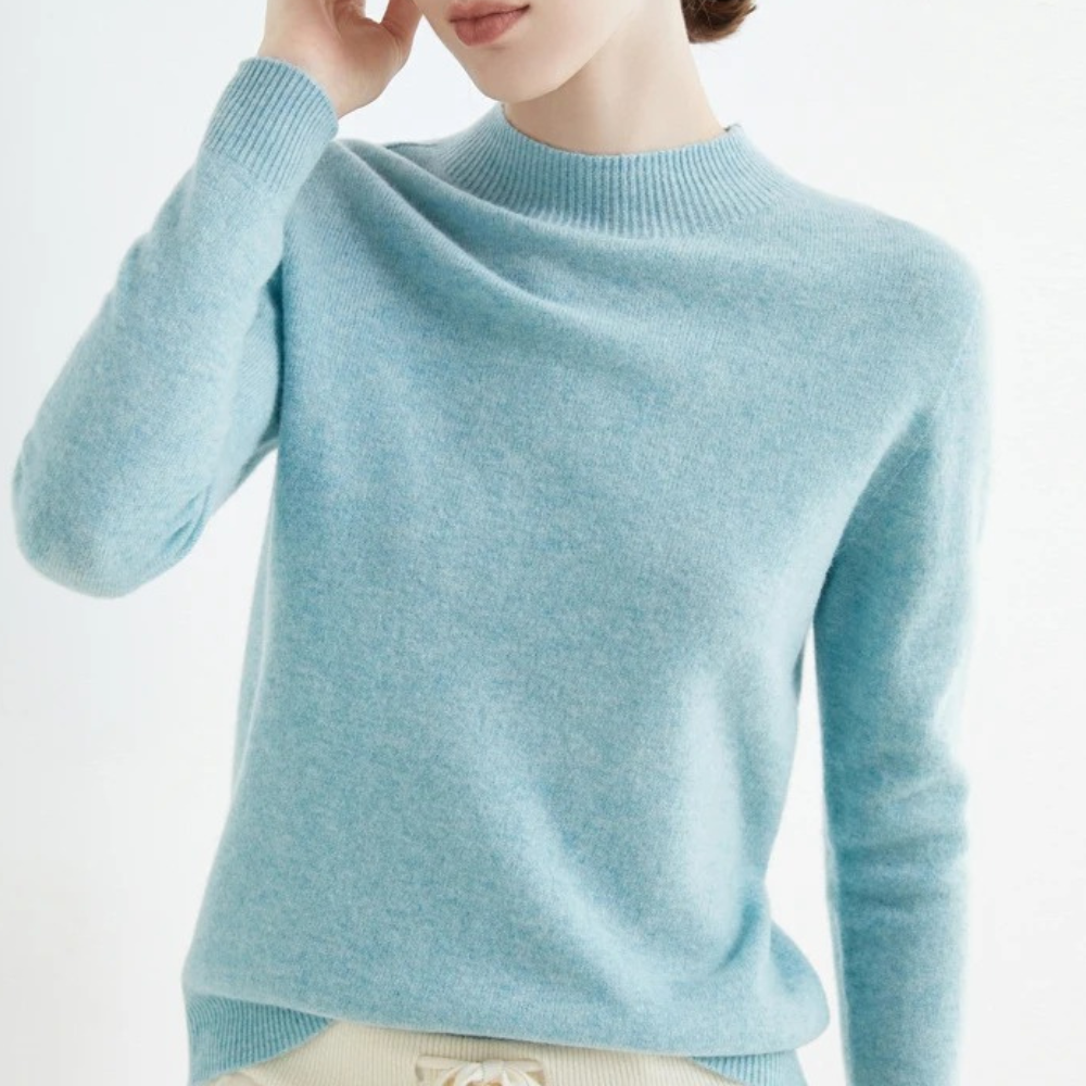 Pull Femme Laine Lavande Doux