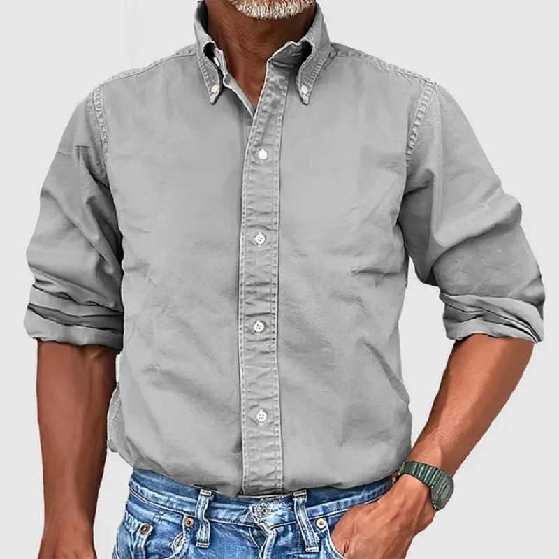 Chemise Homme Élégante Manches Longues pour Toutes Occasions