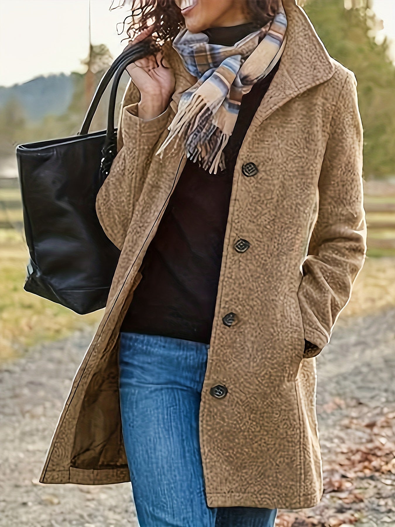 Manteau Femme Hivernal Gris Chaleureux