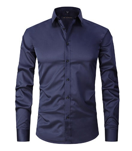 Chemise Homme Noir Slim Fit