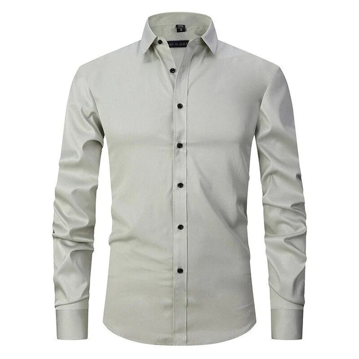 Chemise Homme Stylique à Manches Longues Classique