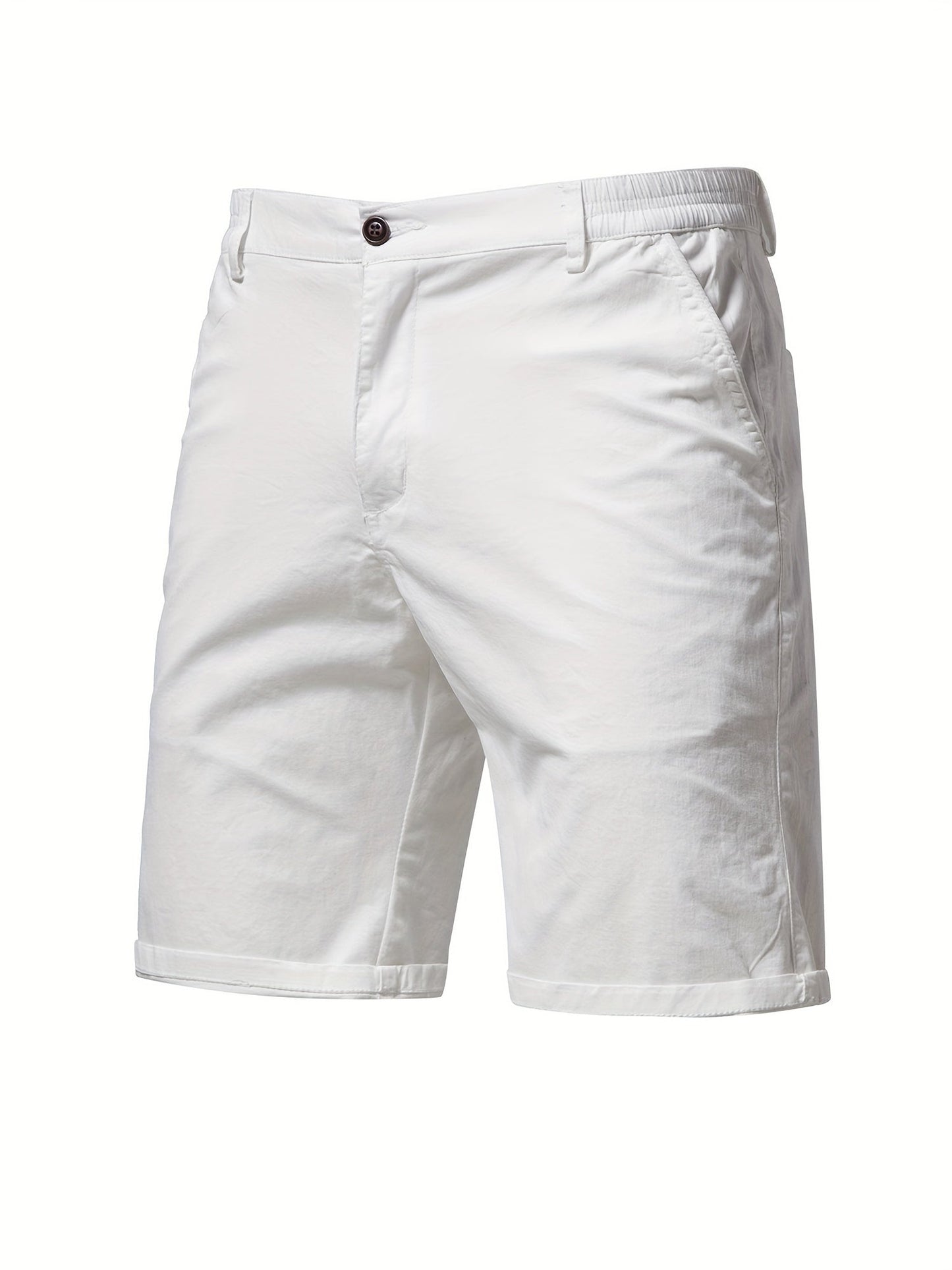 Short Décontracté Homme Coton Élastiqué Gris