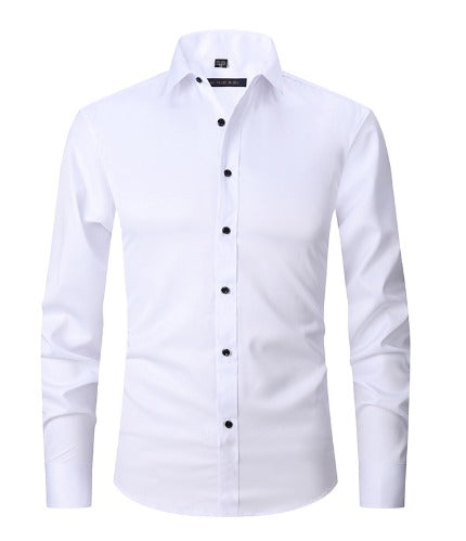 Chemise Homme Noir Slim Fit
