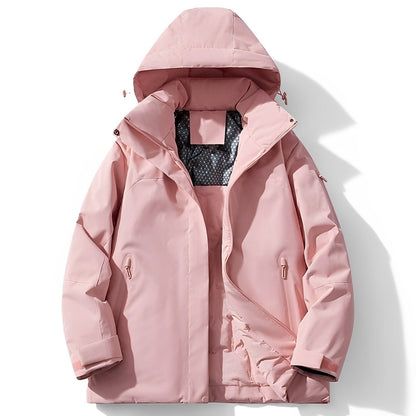 Manteau Hiver Élégant avec Capuche et Doublure Chaude pour Homme
