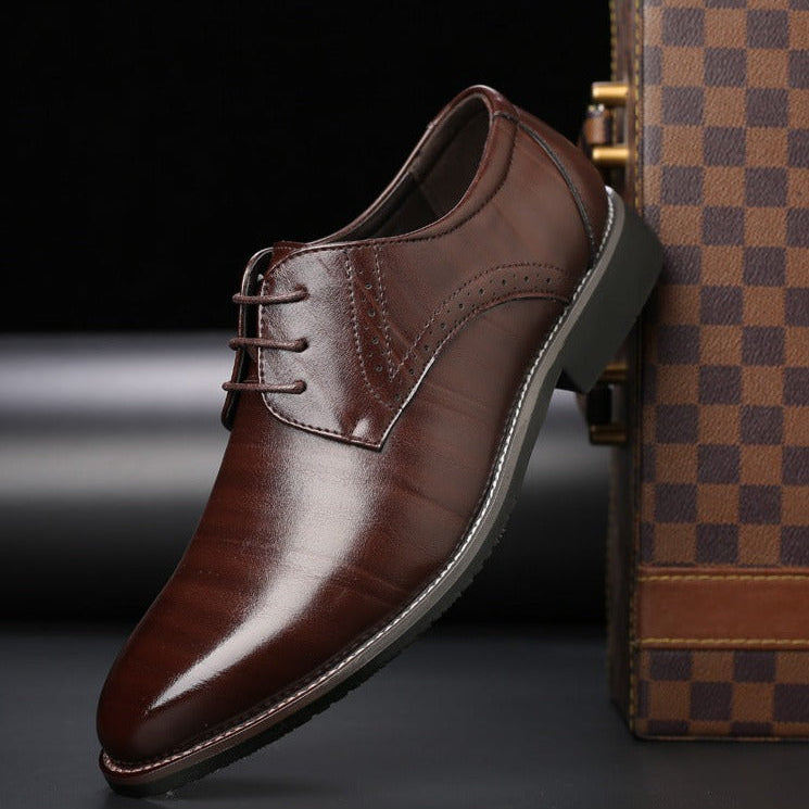 Chaussures Mariage Élégant Homme Lacets Cérémonie