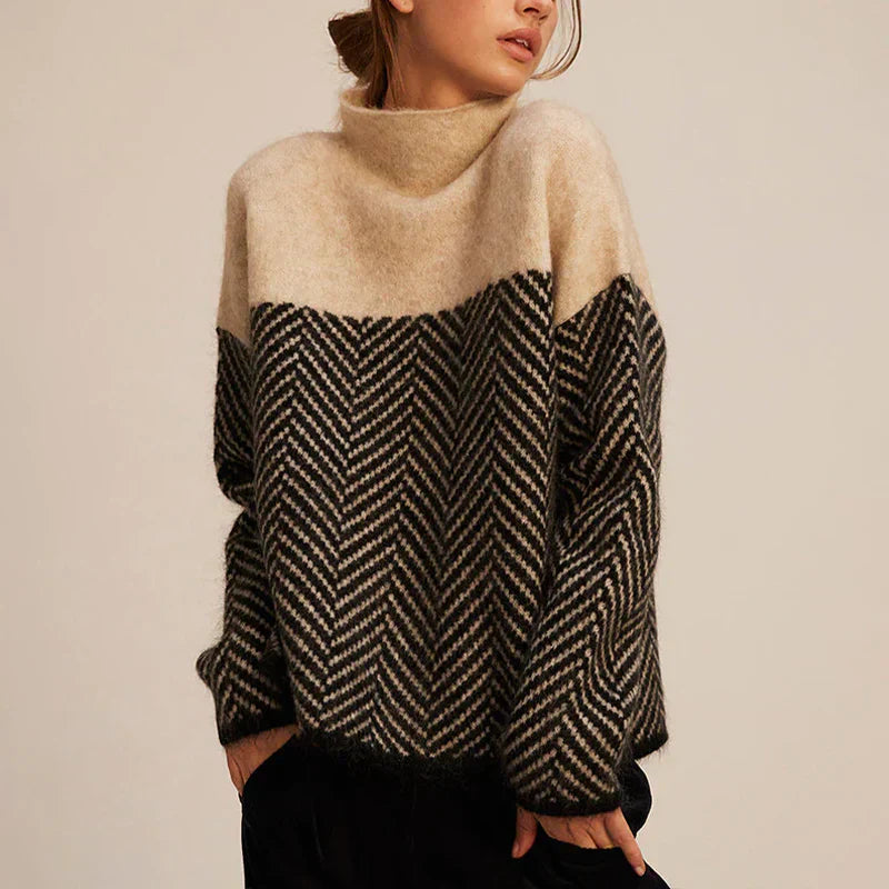 Pull Col En V Femme | Parfait pour Les Journées Froides - LuxeStyle