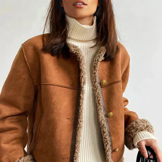 Veste Hiver Chaud Mi-Longue pour Femme - LuxeStyle