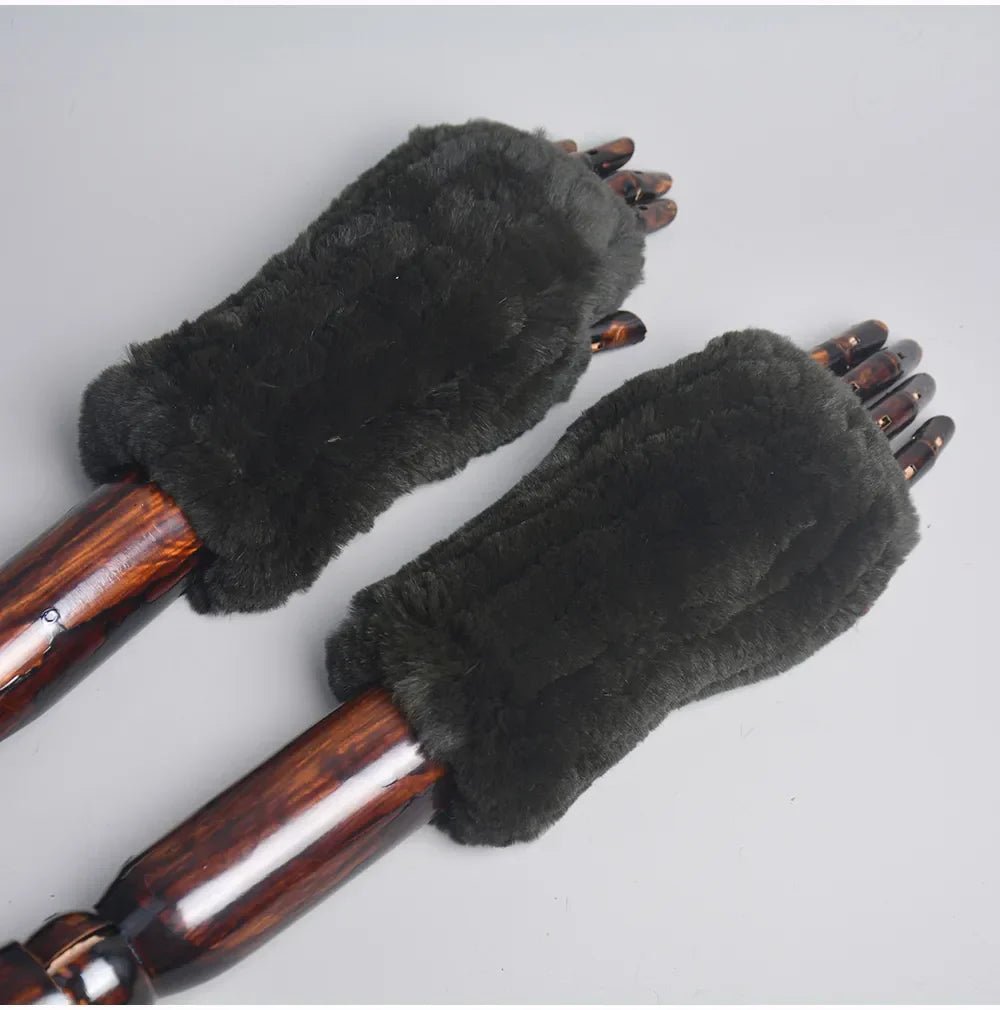 Gants Manchots Femmes Hiver Chauds pour Tous les Jours