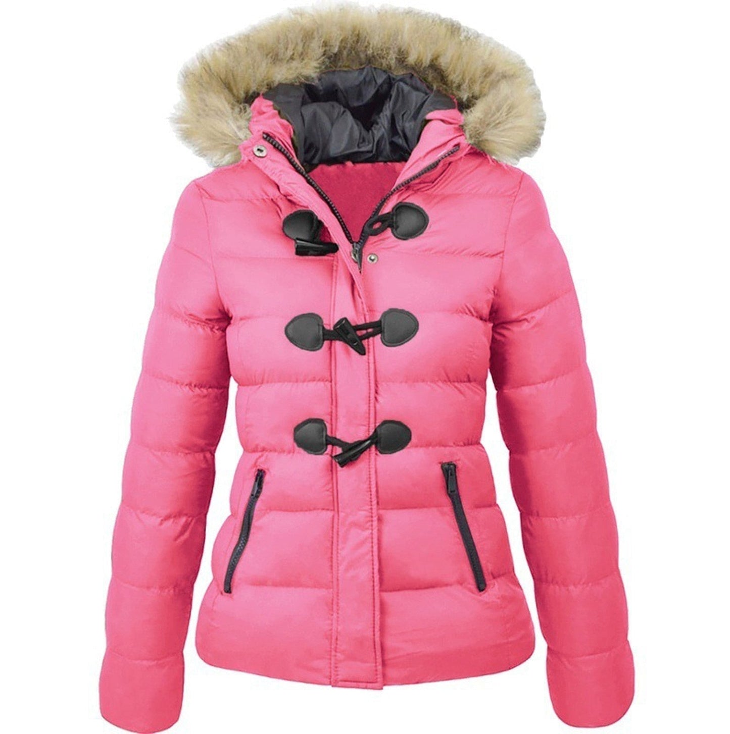 Manteau Hiver Homme Noir Long avec Capuchon