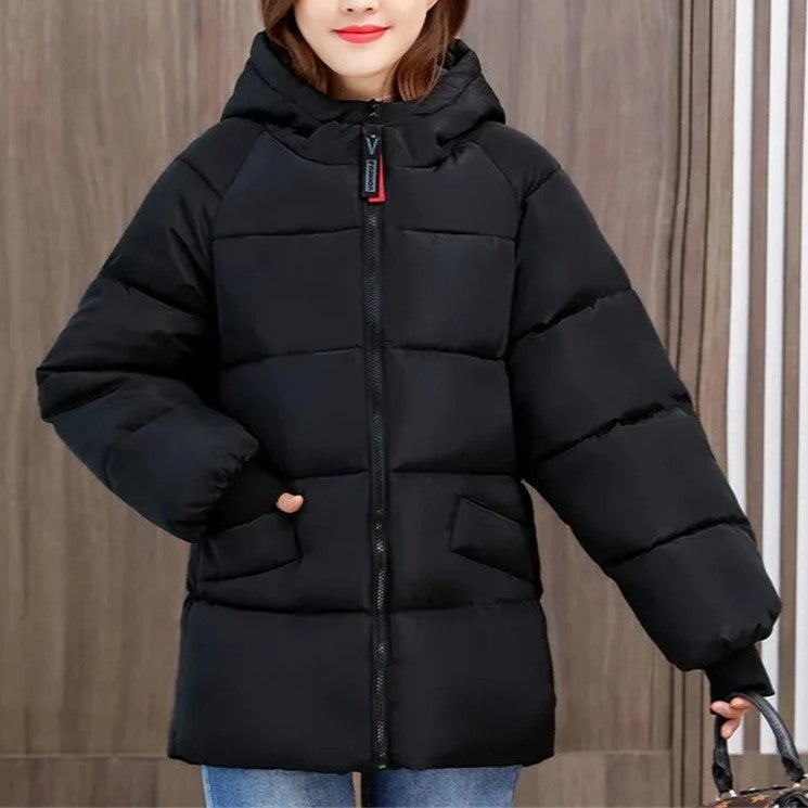 Doudoune Femme Hiver Longue avec Capuche