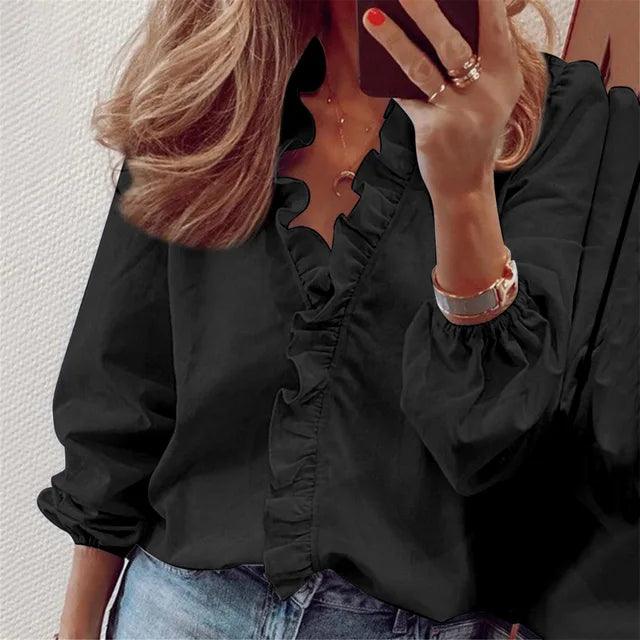 Blouse Féminine Manches Longues pour Femmes