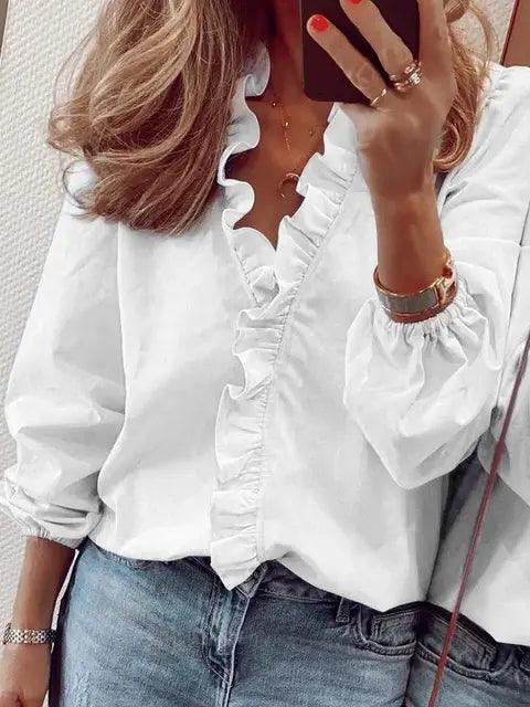 Blouse Féminine Manches Longues pour Femmes - LuxeStyle