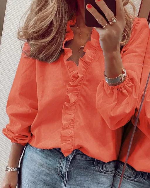 Blouse Féminine Manches Longues pour Femmes