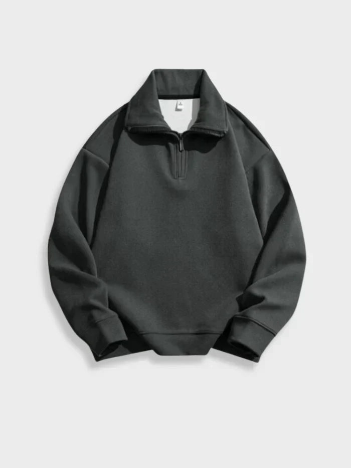Pull Homme Décontracté à Fermeture Éclair