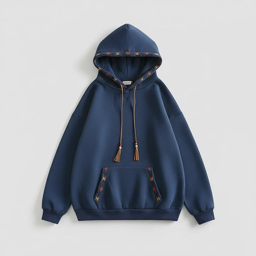Sweat Femme Décontracté Grande Taille avec Capuche et Cordon Réglable - LuxeStyle