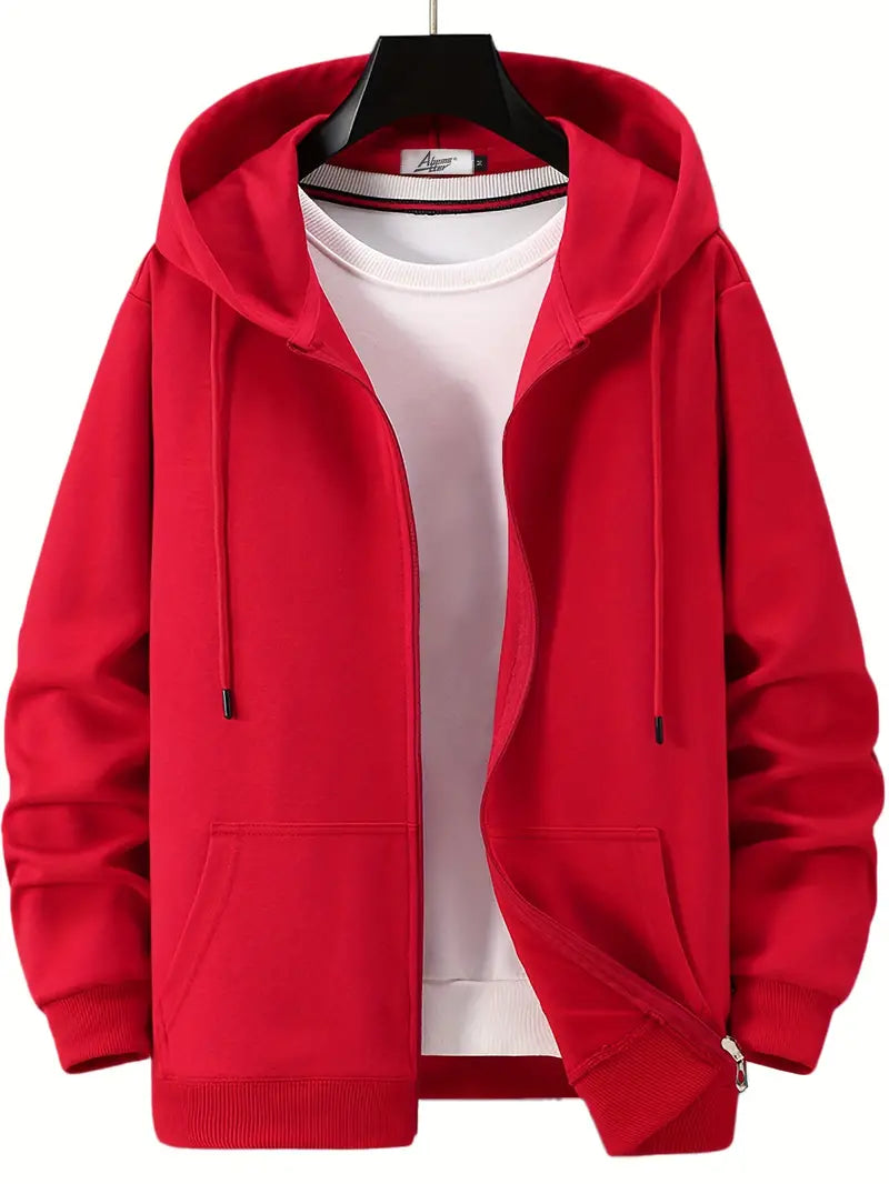 Sweat À Capuche Douillet Pour Hommes Automne Hiver