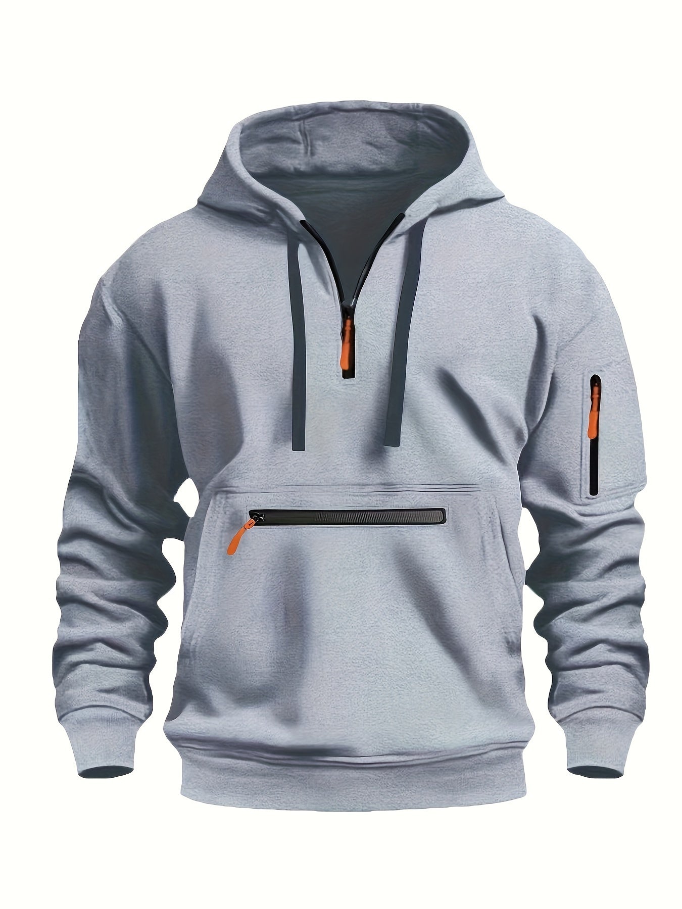 Sweat à capuche élégant zippé pour tous les jours