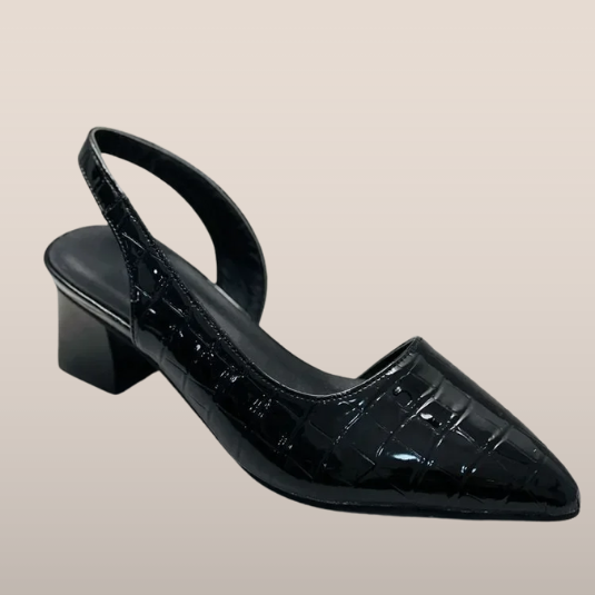 Chaussure Femme Élégante Talon Haut à Fermeture Arrière - LuxeStyle