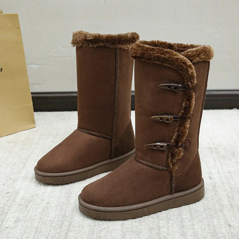 Bottes Femme Hiver Chaudes & Confortables avec Doublure Polaire