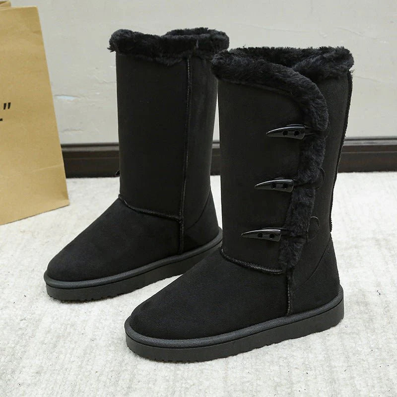 Bottes Femme Hiver Chaudes & Confortables avec Doublure Polaire