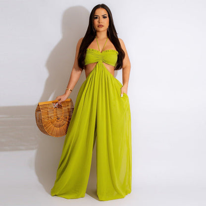Auréline™ – Combinaison Femme Sans Bretelles Chic & Confortable