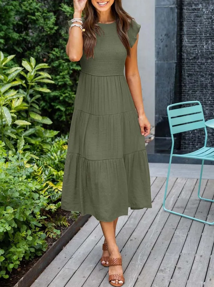 FloraBelle™ – Robe Longue Femme Élégante et Confortable pour l’Été