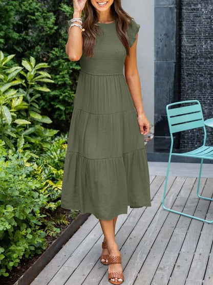 FloraBelle™ – Robe Longue Femme Élégante et Confortable pour l’Été