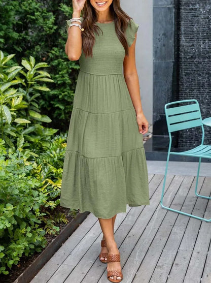 FloraBelle™ – Robe Longue Femme Élégante et Confortable pour l’Été