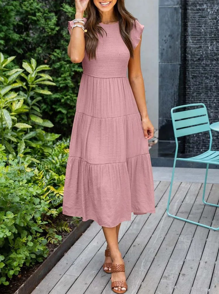 FloraBelle™ – Robe Longue Femme Élégante et Confortable pour l’Été