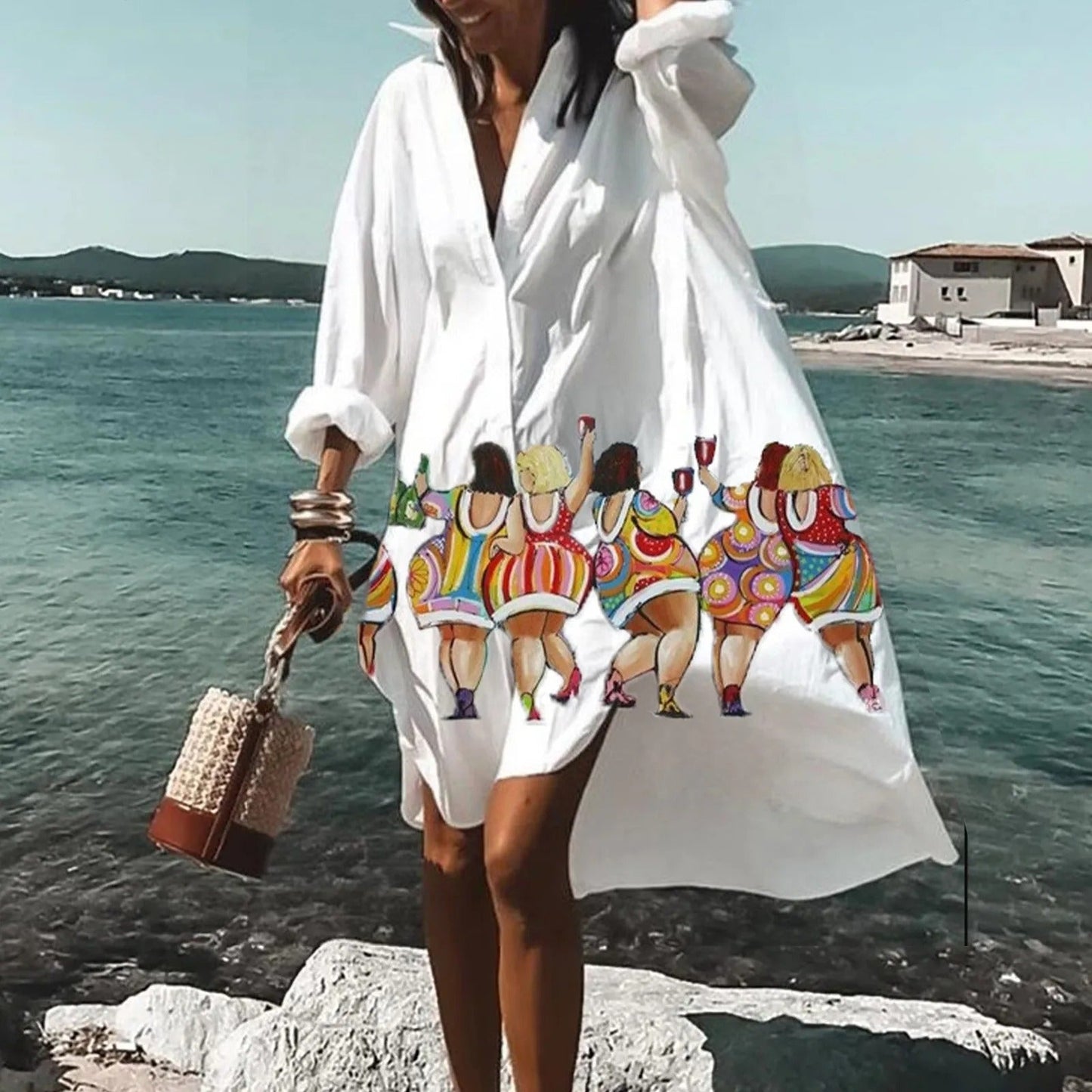 Robe Chemisier Été Léger pour Femme