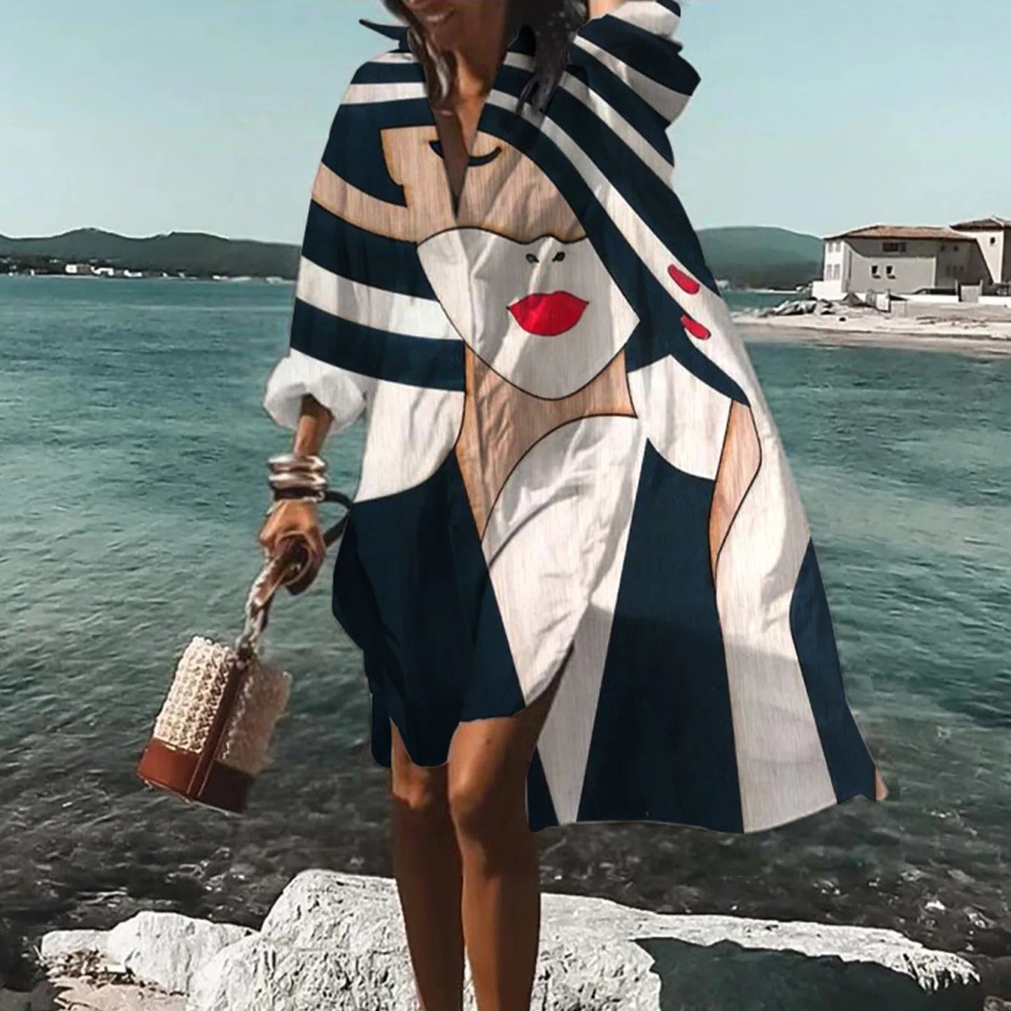 Robe Chemisier Été Léger pour Femme
