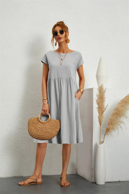 Robe Femme Chic Longue - Modèle Éternel avec Taille Avantageuse & Détails Raffinés